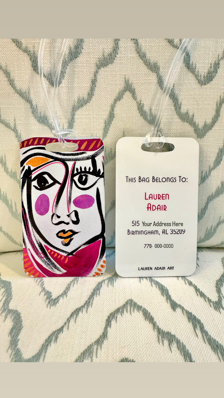 Funky Face Luggage - Design 3