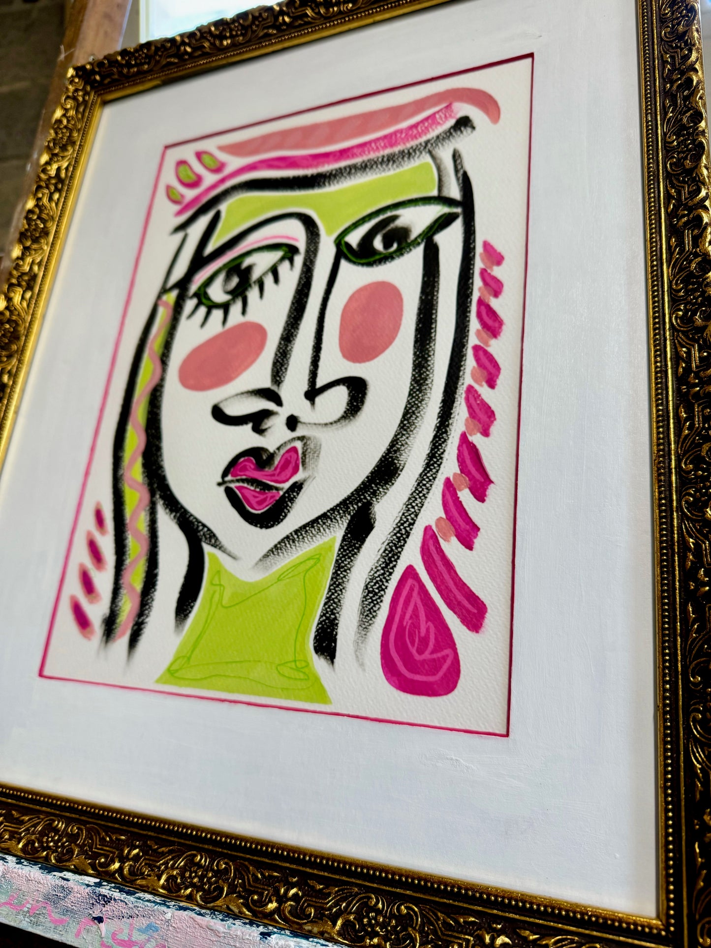 "Funky Face VII" PRINTS