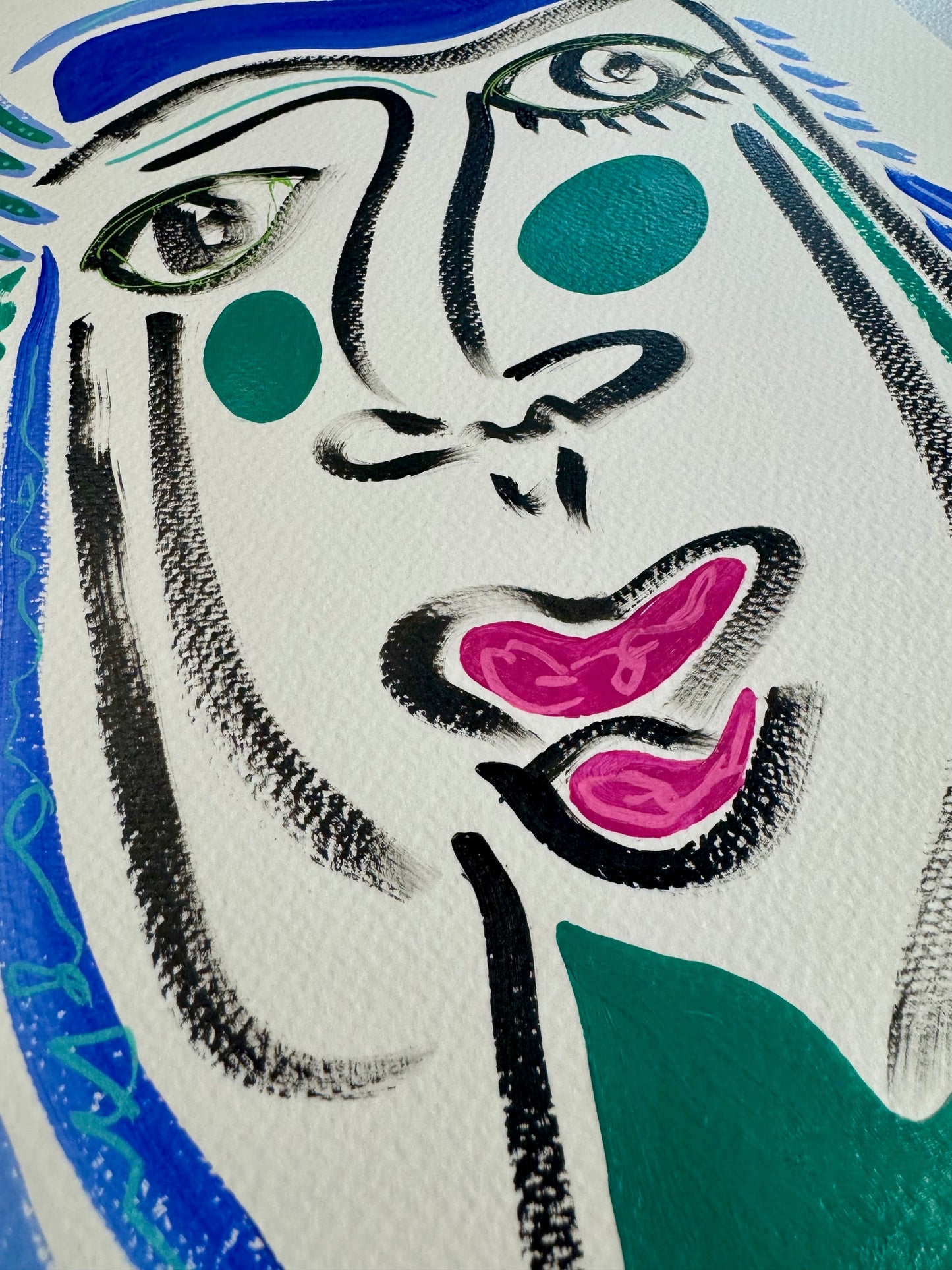 "Funky Face VI" PRINTS